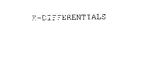 E-DIFFERENTIALS