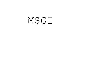 MSGI