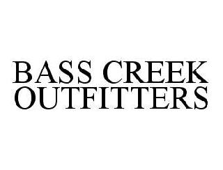 BASS CREEK OUTFITTERS