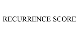 RECURRENCE SCORE