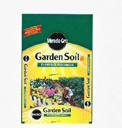 MIRACLE-GRO GARDEN SOIL FLOWERS & VEGETABLES