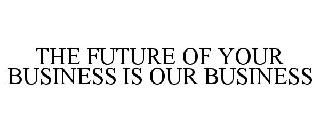 THE FUTURE OF YOUR BUSINESS IS OUR BUSINESS