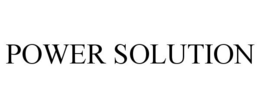 POWER SOLUTION