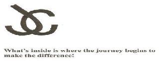 JC WHAT'S INSIDE IS WHERE THE JOURNEY BEGINS TO MAKE THE
 DIFFERENCE!