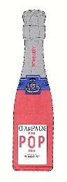 POP POMMERY EXTRA DRY CHAMPAGNE PINK ROSE