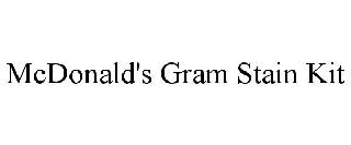 MCDONALD'S GRAM STAIN KIT