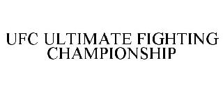 UFC ULTIMATE FIGHTING CHAMPIONSHIP