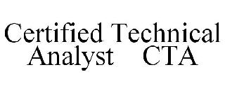 CERTIFIED TECHNICAL ANALYST CTA