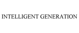 INTELLIGENT GENERATION
