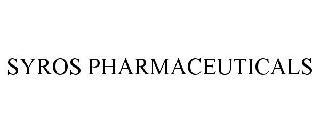 SYROS PHARMACEUTICALS