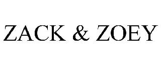 ZACK & ZOEY
