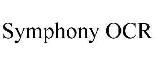 SYMPHONY OCR