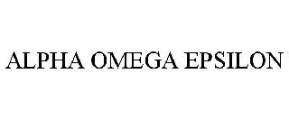 ALPHA OMEGA EPSILON