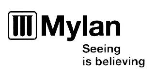 M MYLAN SEEING IS BELIEVING