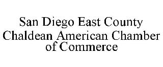 SAN DIEGO EAST COUNTY CHALDEAN AMERICAN CHAMBER OF COMMERCE