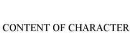 CONTENT OF CHARACTER