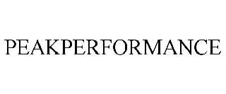 PEAKPERFORMANCE