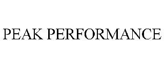 PEAK PERFORMANCE