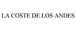 LA COSTE DE LOS ANDES
