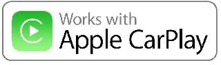 WORKS WITH APPLE CARPLAY