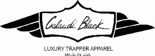 GALAUDI BLACK LUXURY TRAPPER APPAREL MADE IN USA