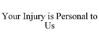 YOUR INJURY IS PERSONAL TO US