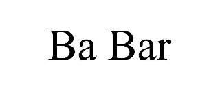 BA BAR