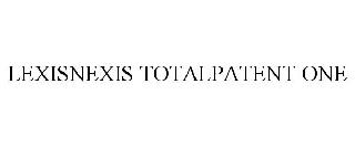 LEXISNEXIS TOTALPATENT ONE