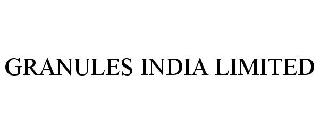 GRANULES INDIA LIMITED