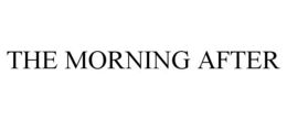 THE MORNING AFTER