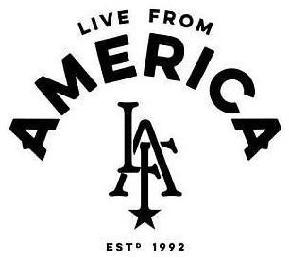 LIVE FROM AMERICA LFA EST 1992
