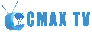 THE MARK CONTAINS A C CAPITAL WITH FONT TYPE MONGOLIAN BAITI. THIS C CAPITAL IS IN THIRD DIMENSION AND THE C HAS INSERTED THE WORD MAX WITH TRANSPARENCY WITH FONT TYPE MICROSOFT NEW. FOLLOWING THE C IN THIRD DIMENSION IS IN CAPITAL LETTERS CMAX TV WITH FONT TYPE IMPACT.