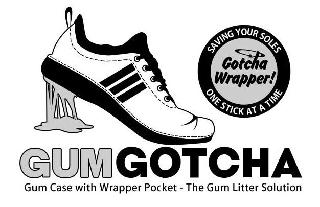 GUMGOTCHA GUM CASE WITH WRAPPER POCKET - THE GUM LITTER SOLUTION SAVING YOUR SOLES GOTCHA WRAPPER! ONE STICK AT TIME