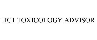 HC1 TOXICOLOGY ADVISOR