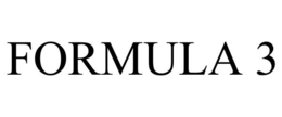 FORMULA 3