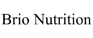 BRIO NUTRITION