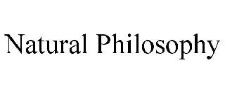 NATURAL PHILOSOPHY