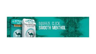 CAMEL CRUSH SMOOTH CAMEL CRUSH SMOOTH SILVER INTRODUCING SMOOTH MENTHOL