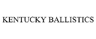 KENTUCKY BALLISTICS