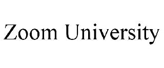 ZOOM UNIVERSITY