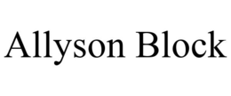 ALLYSON BLOCK
