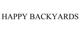 HAPPY BACKYARDS
