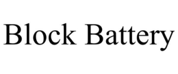 BLOCK BATTERY