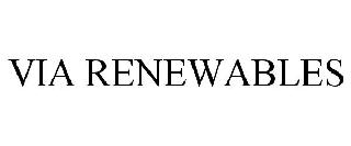 VIA RENEWABLES