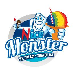NICE MONSTER ICE CREAM · SHAVED ICE