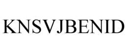 KNSVJBENID