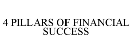 4 PILLARS OF FINANCIAL SUCCESS