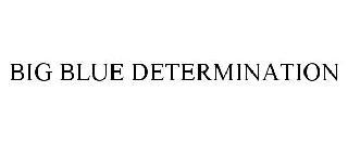 BIG BLUE DETERMINATION