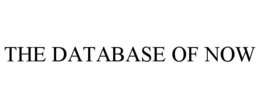 THE DATABASE OF NOW