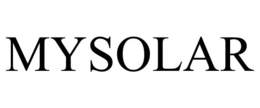 MYSOLAR